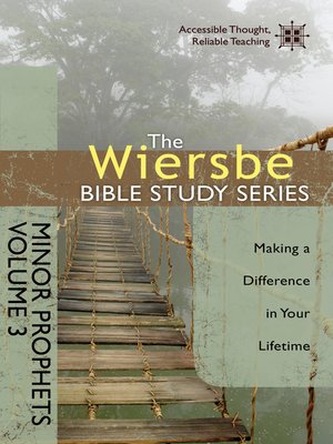 cover image of The Wiersbe Bible Study Series: Minor Prophets Vol. 3